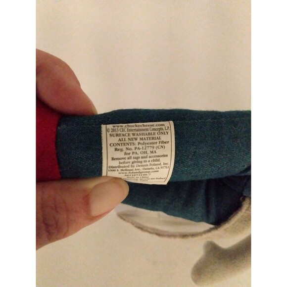 Chuck E Cheese Plush 2013 CEC Entertainment Concepts 14" - Picture 4 of 5